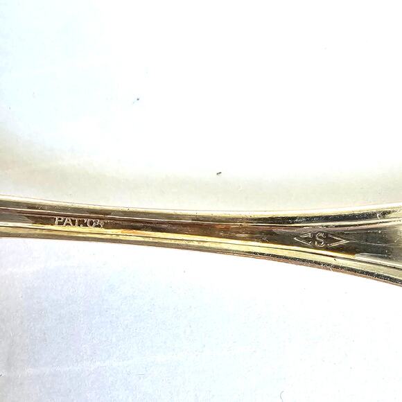 Antique Silver Plate Tablespoons 5 Monogramed Scroll Motif Unmarked Gilded Age - Picture 5 of 8